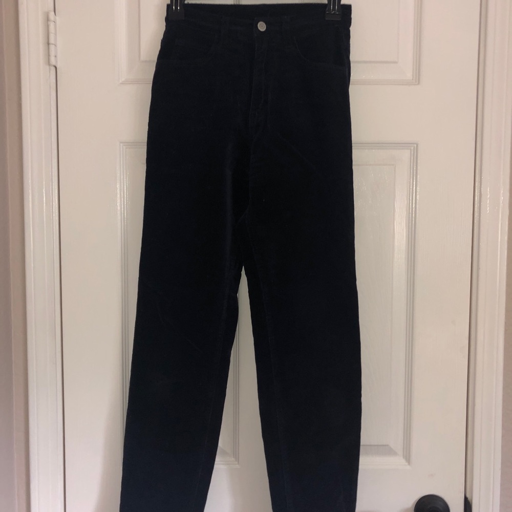 Brandy Melville navy corduroy pants